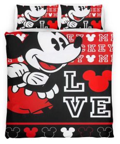 Housse De Couette Mickey Mouse Disney 45 Parure de lit Ensemble De Literie