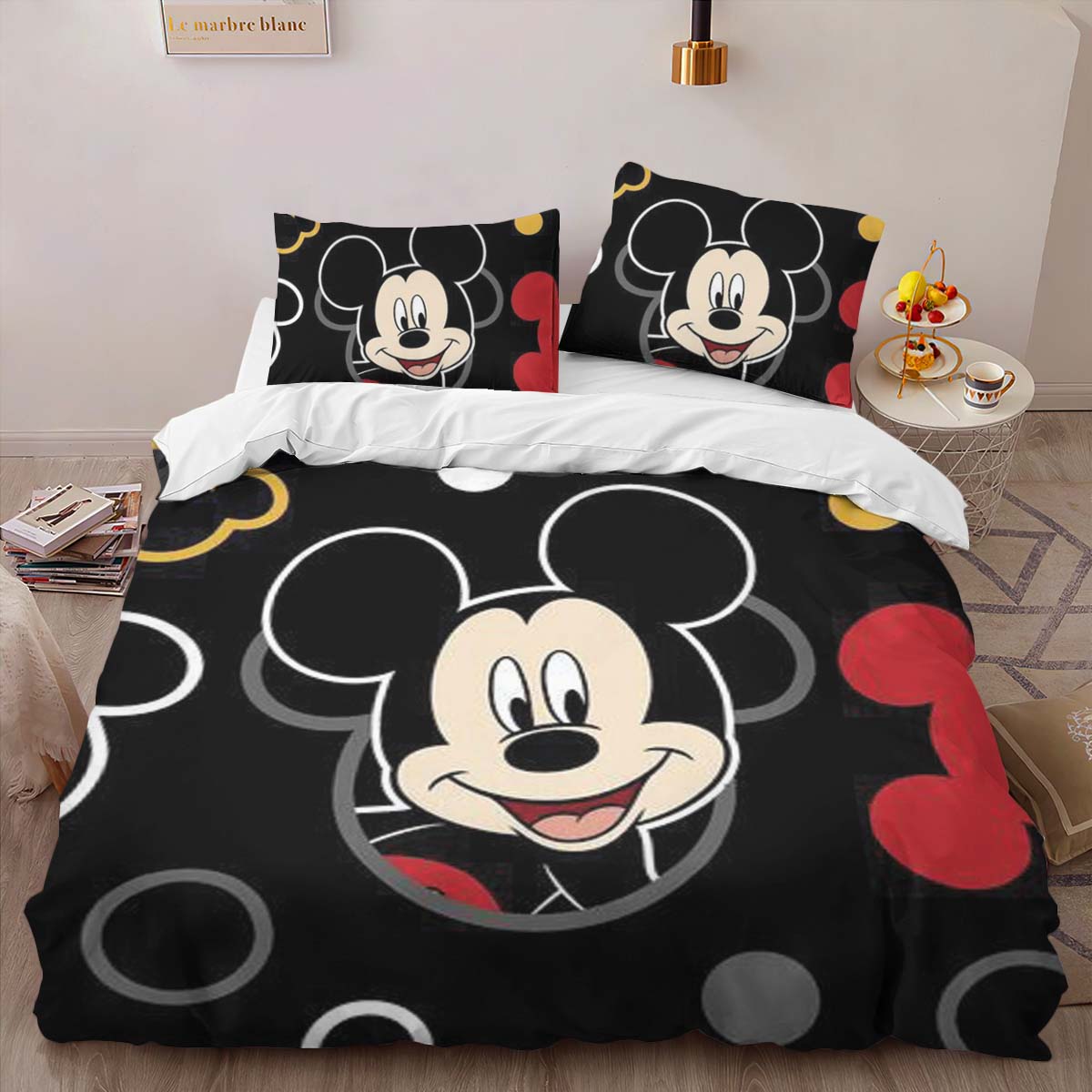 Housse De Couette Mickey Mouse Disney 47 Parure de lit Ensemble De Literie – Image 2