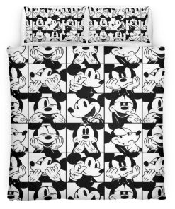 Housse De Couette Mickey Mouse – Visage 39 Parure de lit Ensemble De Literie