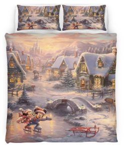 Housse De Couette Mickey Mouse & Minnie Mouse Disney 13 Parure de lit Ensemble De Literie