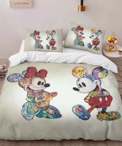 Alternative view of Housse De Couette Mickey Mouse & Minnie Mouse Disney 3 Parure de lit Ensemble De Literie