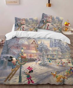 Alternative view of Housse De Couette Mickey Mouse & Minnie Mouse Disney 4 Parure de lit Ensemble De Literie