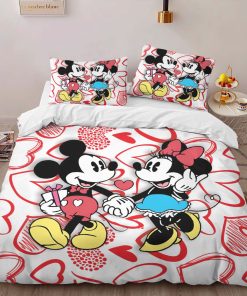 Alternative view of Housse De Couette Mickey Mouse & Minnie Mouse Disney 5 Parure de lit Ensemble De Literie