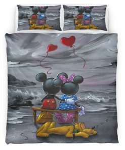 Housse De Couette Mickey Mouse & Minnie Mouse Disney 7 Parure de lit Ensemble De Literie