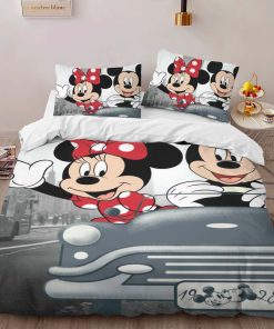 Alternative view of Housse De Couette Mickey Mouse & Minnie Mouse à Londres Parure de lit Ensemble De Literie