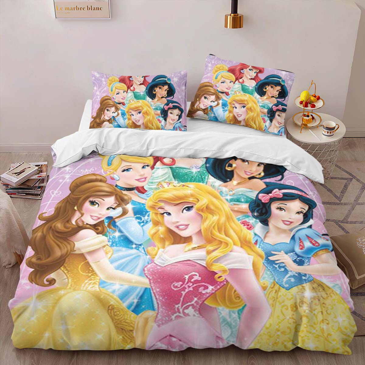 Housse De Couette Princesses Disney 06 Parure de lit Ensemble De Literie – Image 2