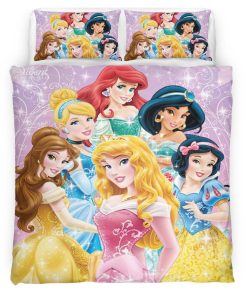 Housse De Couette Princesses Disney 06 Parure de lit Ensemble De Literie