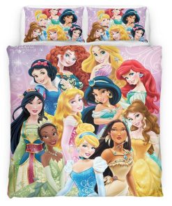 Housse De Couette Princesses Disney 07 Parure de lit Ensemble De Literie