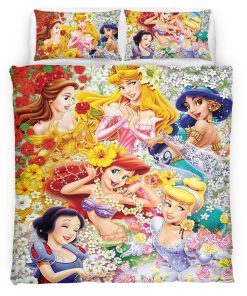 Housse De Couette Princesses Disney 17 Parure de lit Ensemble De Literie