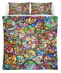 Housse De Couette Princesses Disney 24 Parure de lit Ensemble De Literie
