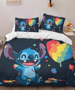 Alternative view of Housse De Couette Disney Stitch 15 Parure de lit Ensemble De Literie