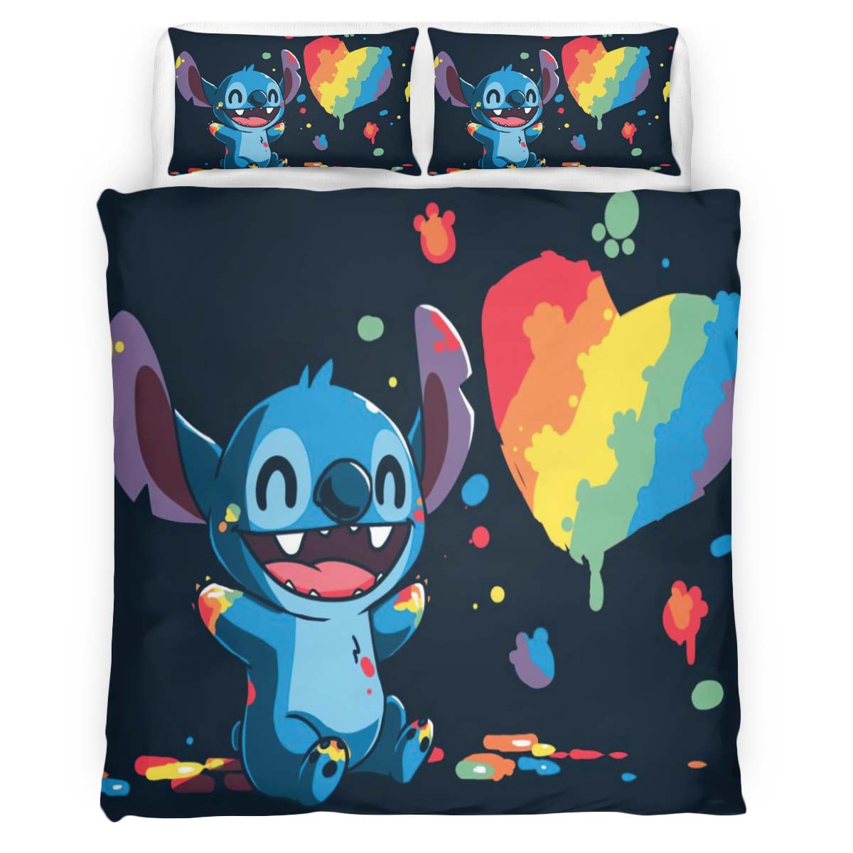 Housse De Couette Disney Stitch 15 Parure de lit Ensemble De Literie