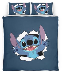 Housse De Couette Disney Stitch 24 Parure de lit Ensemble De Literie