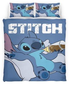 Housse De Couette Disney Stitch 52 Parure de lit Ensemble De Literie