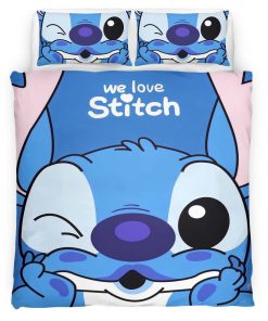 Housse De Couette Disney Stitch 9 Parure de lit Ensemble De Literie