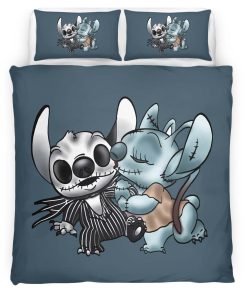 Housse De Couette Disney Stitch et Angel 14 Parure de lit Ensemble De Literie