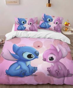 Alternative view of Housse De Couette Disney Stitch et Angel 16 Parure de lit Ensemble De Literie