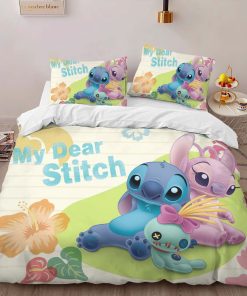 Alternative view of Housse De Couette Disney Stitch et Angel 18 Parure de lit Ensemble De Literie
