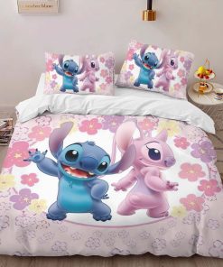 Alternative view of Housse De Couette Disney Stitch et Angel 19 Parure de lit Ensemble De Literie