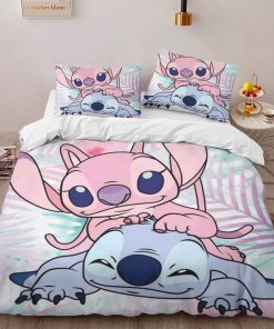 Alternative view of Housse De Couette Disney Stitch et Angel 3 Parure de lit Ensemble De Literie