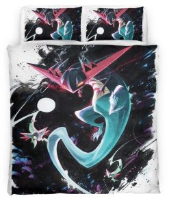 Housse De Couette Dragapult Pokémon 4 Parure de lit Ensemble De Literie