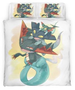 Housse De Couette Dragapult Pokémon 7 Parure de lit Ensemble De Literie