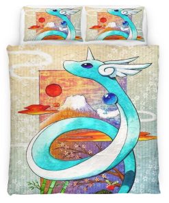 Housse De Couette Draco Pokémon Parure de lit Ensemble De Literie