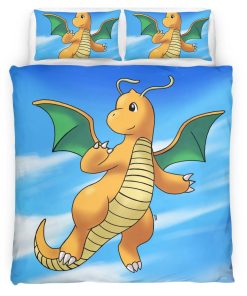 Housse De Couette Dracolosse Pokémon 7 Parure de lit Ensemble De Literie