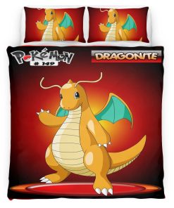 Housse De Couette Dracolosse Pokémon 8 Parure de lit Ensemble De Literie