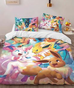 Alternative view of Housse De Couette Évolution Évoli Pokémon 10 Parure de lit Ensemble De Literie