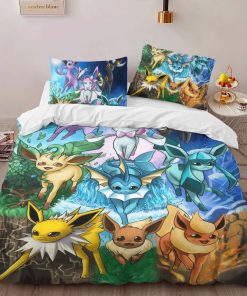 Alternative view of Housse De Couette Évolution Évoli Pokémon 12 Parure de lit Ensemble De Literie