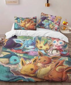 Alternative view of Housse De Couette Évolution Évoli Pokémon 7 Parure de lit Ensemble De Literie