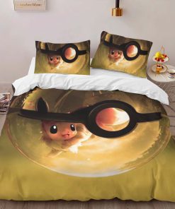 Alternative view of Housse De Couette Évolution Évoli Poké Ball Parure de lit Ensemble De Literie