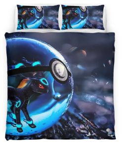 Housse De Couette Évolution Évoli Poké Ball 2 Parure de lit Ensemble De Literie