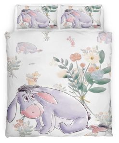 Housse De Couette Bourriquet Winnie l’Ourson 4 Parure de lit Ensemble De Literie