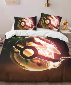 Alternative view of Housse De Couette Évolution Poké Ball Pokémon 2 Parure de lit Ensemble De Literie