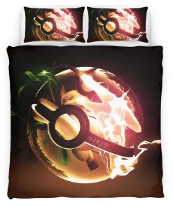 Housse De Couette Évolution Poké Ball Pokémon 2 Parure de lit Ensemble De Literie
