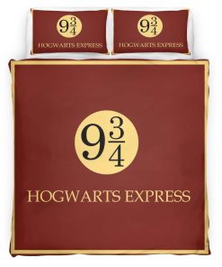 Housse De Couette Billet pour le Poudlard Express Harry Potter Parure de lit Ensemble De Literie