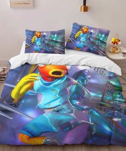 Alternative view of Housse De Couette Fishstick Fortnite Skin Parure de lit Ensemble De Literie