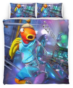 Housse De Couette Fishstick Fortnite Skin Parure de lit Ensemble De Literie