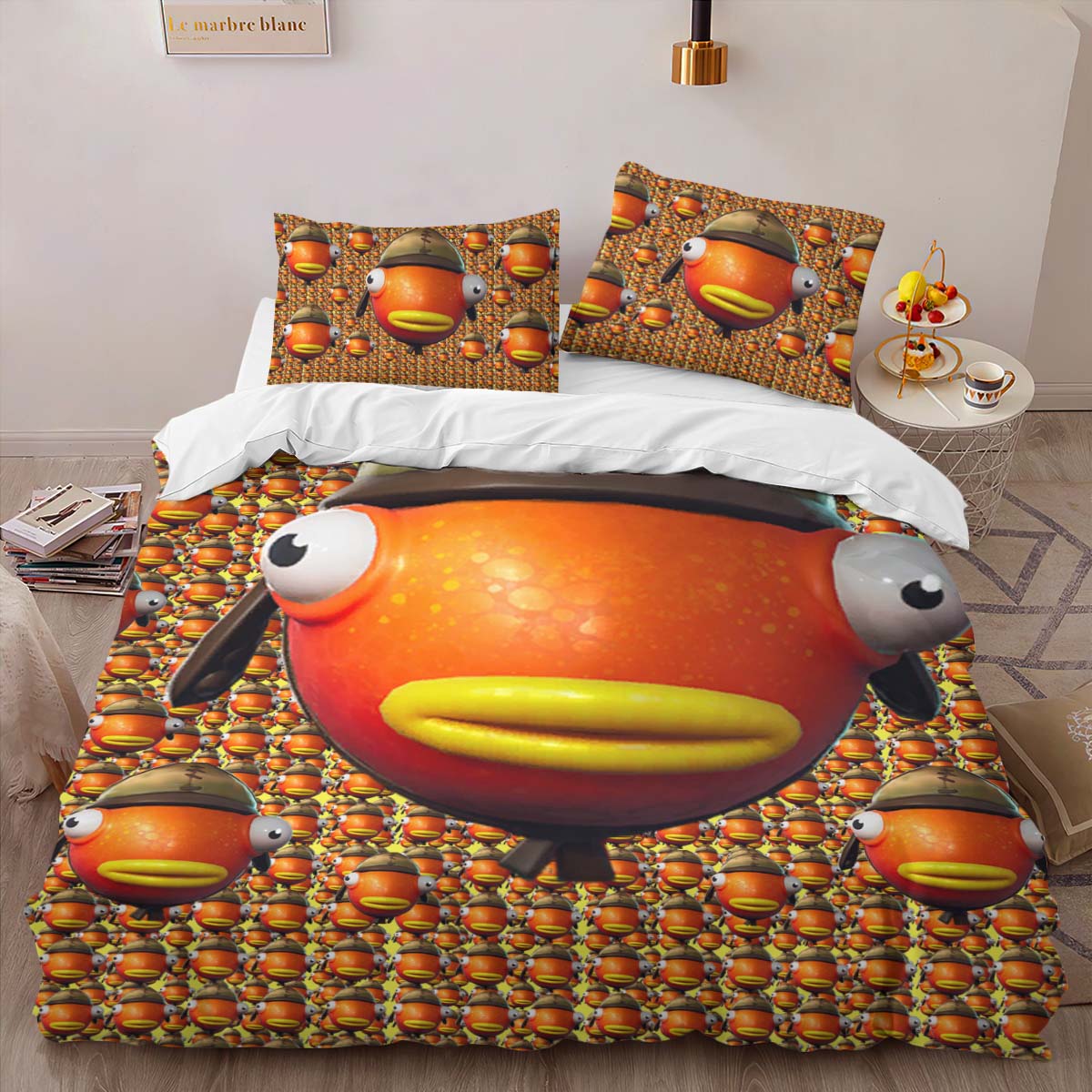 Housse De Couette Fishstick Fortnite Skin 05 Parure de lit Ensemble De Literie – Image 2