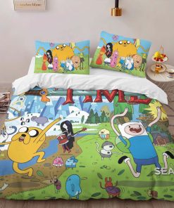 Alternative view of Housse De Couette Fortnite Adventure Time Jake et Finn Parure de lit Ensemble De Literie
