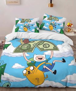 Alternative view of Housse De Couette Fortnite Adventure Time Chien et Humain Parure de lit Ensemble De Literie