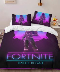 Alternative view of Housse De Couette Fortnite Battle Royale Espace Galaxie Rétro Parure de lit Ensemble De Literie