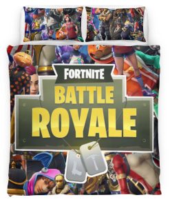 Housse De Couette Fortnite Battle Royale Tous les personnages 02 Parure de lit Ensemble De Literie