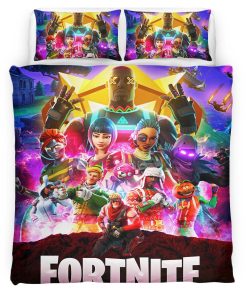 Housse De Couette Fortnite Salle de jeu personnalisée FN05 Parure de lit Ensemble De Literie