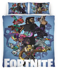Housse De Couette Fortnite Salle de jeu Parure de lit Ensemble De Literie