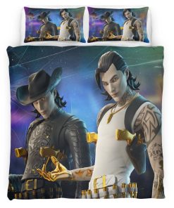 Housse De Couette Fortnite Midas Hors-la-loi Parure de lit Ensemble De Literie