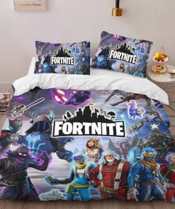 Alternative view of Housse De Couette Fortnite Raven et tous les skins Parure de lit Ensemble De Literie