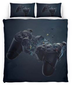 Housse De Couette Manette PlayStation 04 Parure de lit Ensemble De Literie
